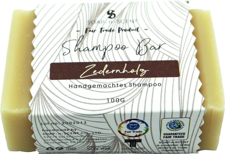 Shampoo Riegel Zedernholz.J798-04 (Festes Shampoo)