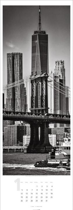 Actual product image New York XXL Kalender 2026 (34 x 98 cm, German)