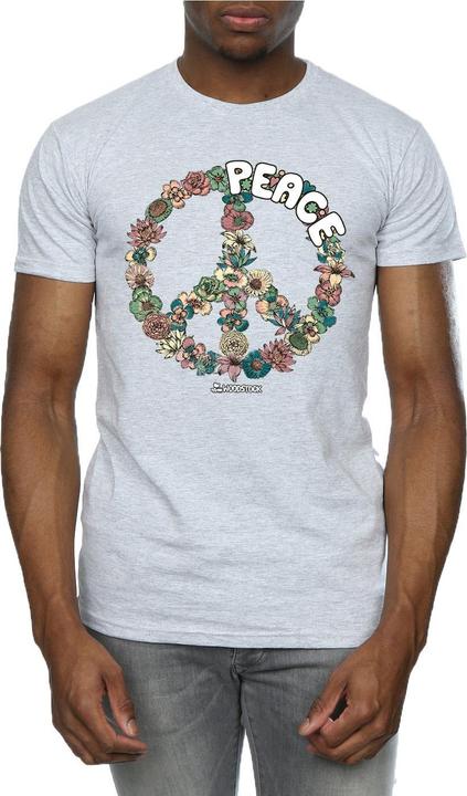 Immagine prodotto Woodstock Floral Peace Maglietta Uomo (XL)