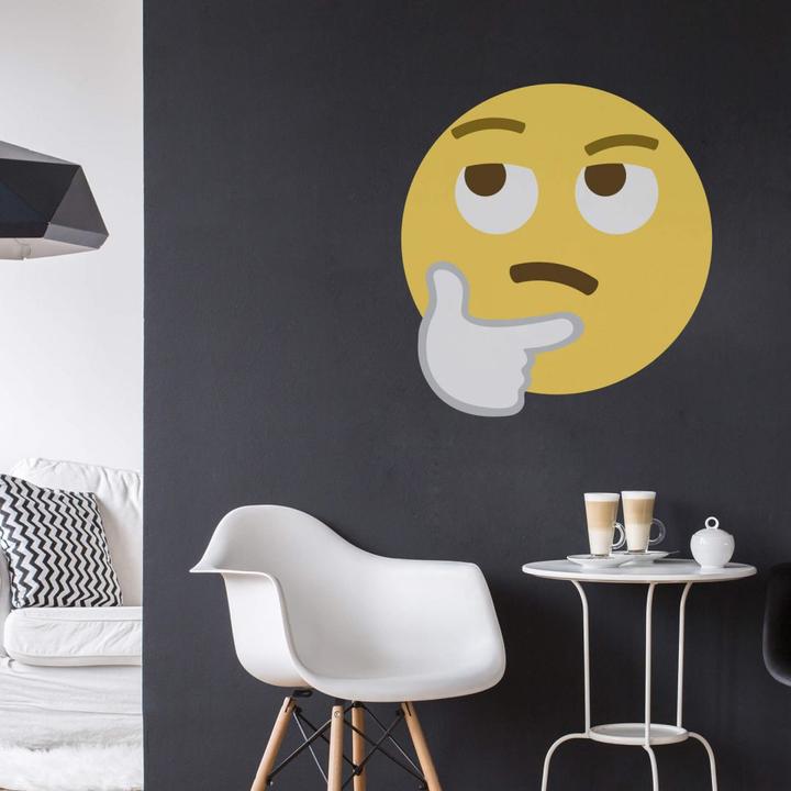 Image du produit Emojione Emoji visage pensant (20 x 21 cm)