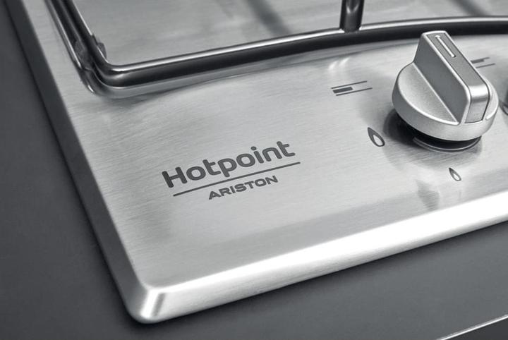 Immagine prodotto Hotpoint PCN 642 T/IX/HAR piano cottura Acciaio inossidabile Da incasso 60 cm Gas 4 Fornello(i)