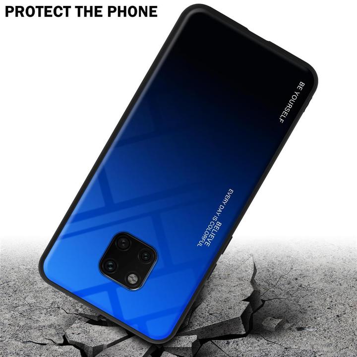 Image du produit Cadorabo Couverture en verre TPU 2 couleurs (Mate 20 Pro)