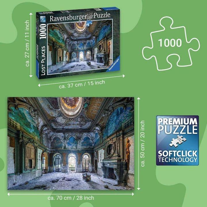Produktbild Ravensburger Puzzle - The Palace - Lost Places 1000 Teile (1000 Teile)