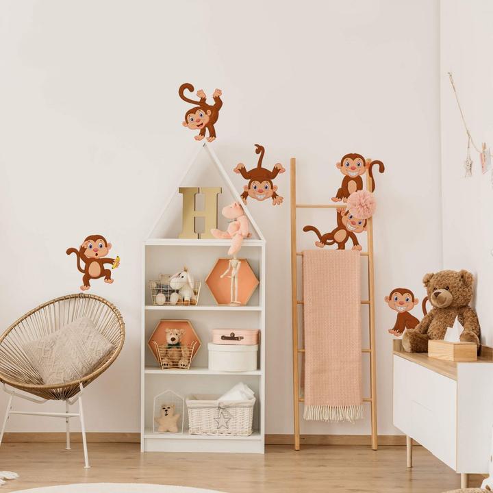 Image du produit Trenddeko Singes rigolos (Set) (20 x 30 cm, 60 x 90 cm, 47 x 70 cm, 74 x 110 cm, 33 x 50 cm)