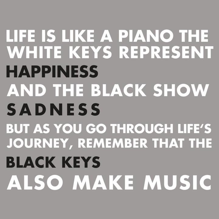 Produktbild Trenddeko Life is like a piano... (60 x 48 cm)