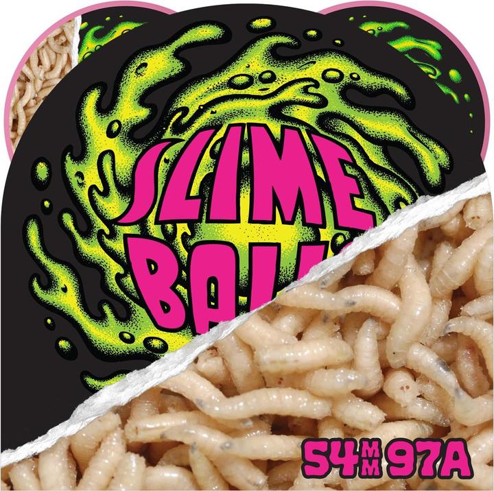 Actual product image Slime 97A Slime Balls Hardline Tear Away Maggots (54 mm)