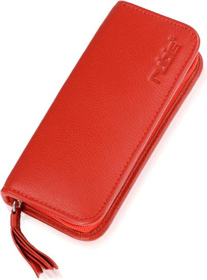 Actual product image Rubis Red case with zipper with zipper