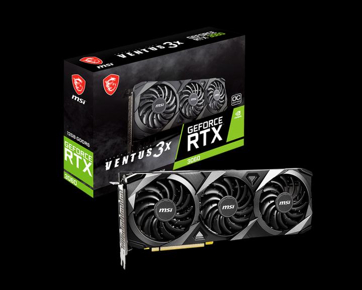 Image du produit MSI GeForce RTX 3060 VENTUS 3X 12G OC (12 Go)