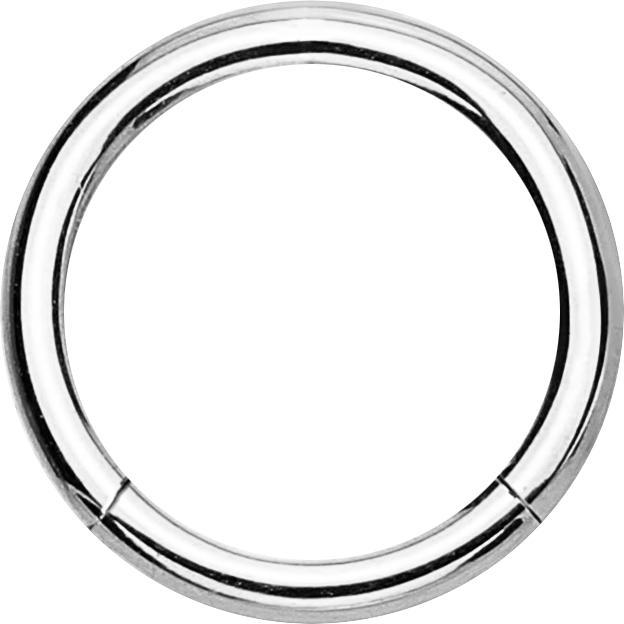 Produktbild Star Piercing Micro Segmentring klappbar silber (Chirurgenstahl 316L, ohne Messing)