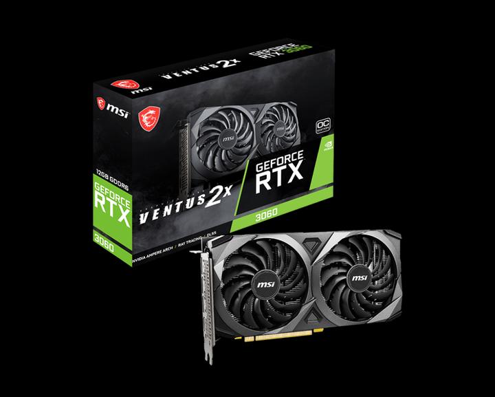 Produktbild MSI GeForce RTX 3060 Ventus 2X 12G OC (12 GB)