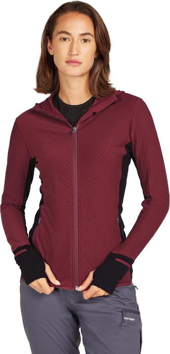 Produktbild Icebreaker Women's Descender L/S Zip Hood (XS)
