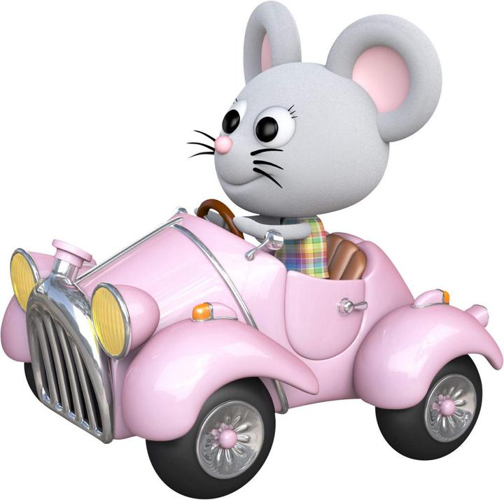 Produktbild Trenddeko Maus im Auto (100 x 100 cm)
