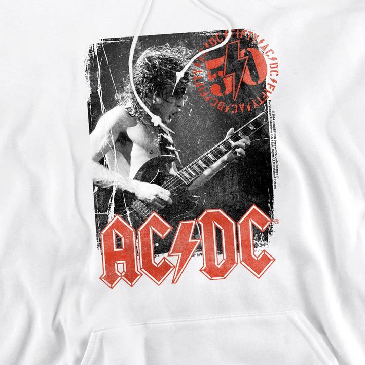 Immagine prodotto AC/DC Felpa con Cappuccio Poster per Francobolli Uomo (L)