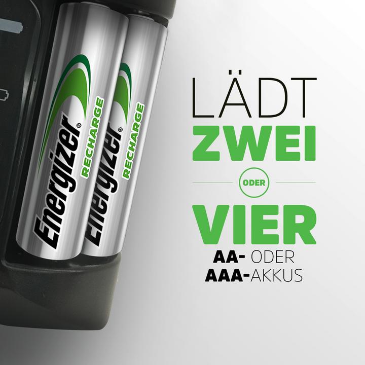 Produktbild Energizer Recharge Pro (4 Stk., AA, 2000 mAh, Ladegerät inkl. Akku)