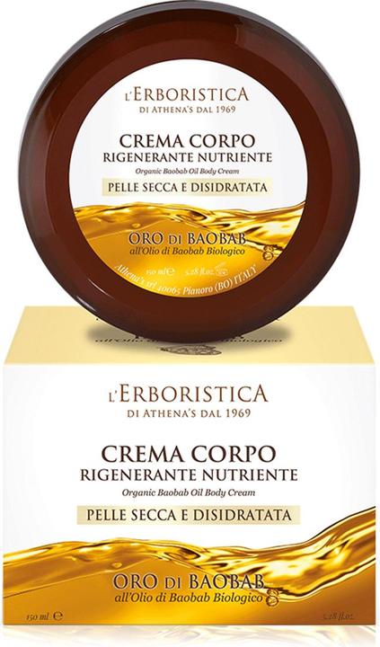 L'Erboristica di Athena's Athena Herb Cream Gold Body of Baobab 150ml (Körpercreme, 150 ml)