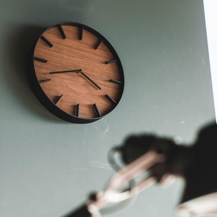 Actual product image Yamazaki Wall clock RIN (26.50 cm)