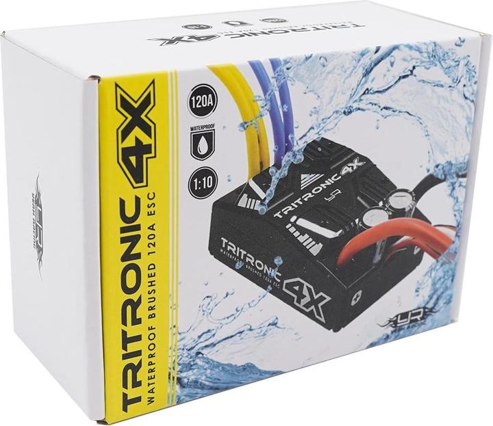 Image du produit Yeah Racing Régulateur Brushed Tritronic 4X 120A 2-6S, double moteur