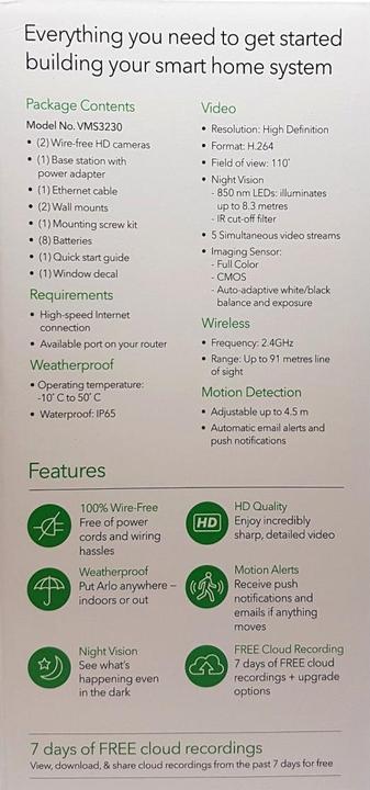 Produktbild Arlo VMS3230 2er-Set (1280 x 720 Pixels)