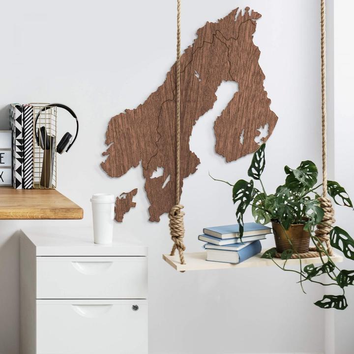 Produktbild Trenddeko Karte Skandinavien (91 x 115 cm)