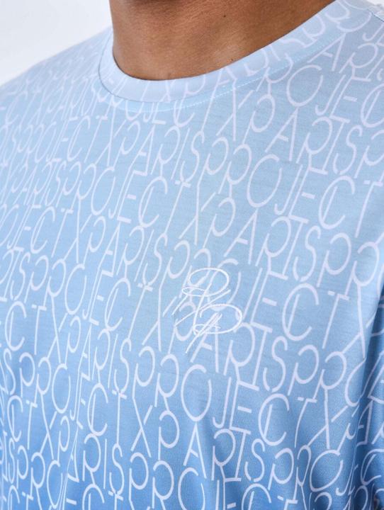 Actual product image Project X Paris two-tone, all-over gradient-effect t-shirt (M)