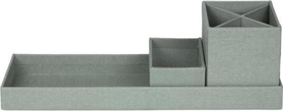 Immagine prodotto Bigso Ufficio Butler Lino copertura Charles 3-Piece morbido Teal