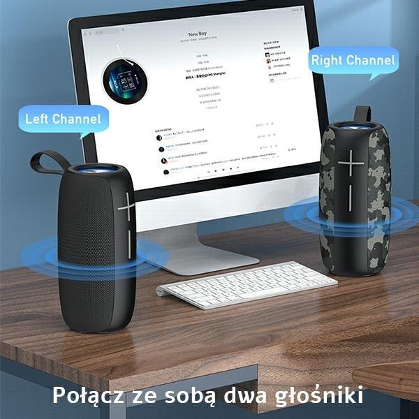 Actual product image Awei Y370 speaker black (8 h, Rechargeable battery operated)