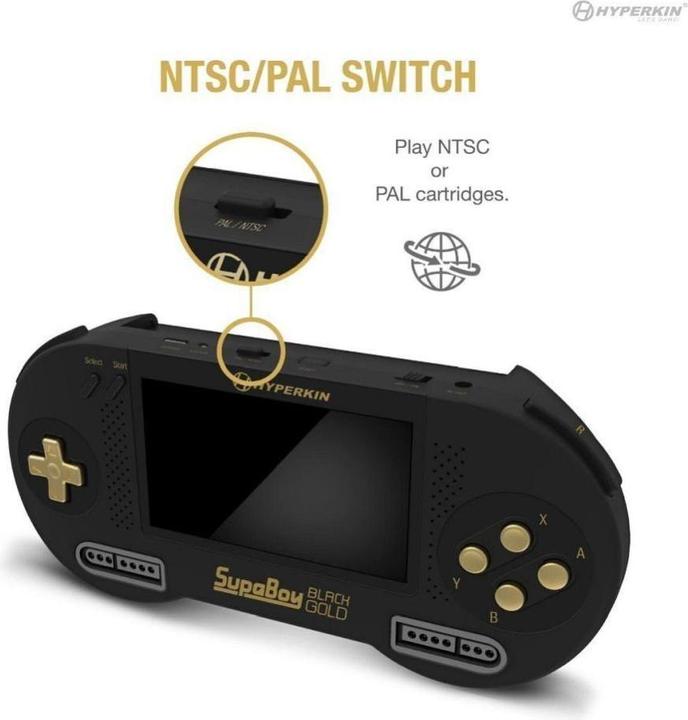 Image du produit Hyperkin Other portable console game SUPABOY M08889-BKC black gold
