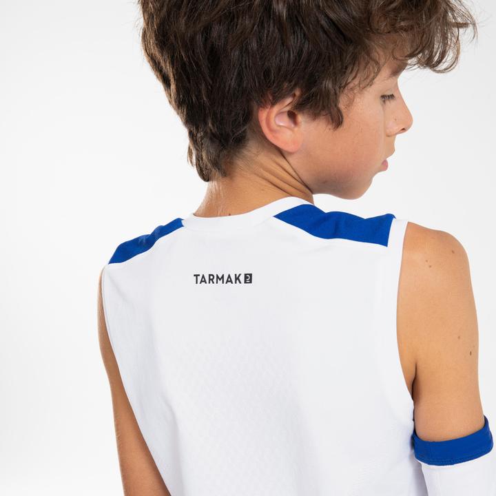 Immagine prodotto Tarmak Maglia base basket senza maniche da bambino 500 - NBA Golden State Warriors