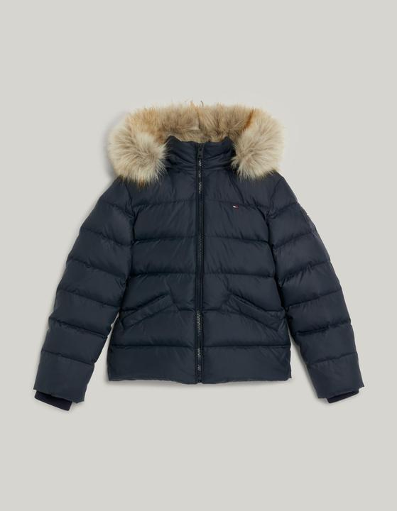 Immagine prodotto Tommy Hilfiger Giacca Essenziale Con Cappuccio In Pelliccia (140)