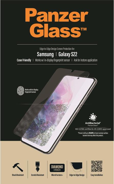 Produktbild PanzerGlass Case Friendly (1 Stück, Samsung Galaxy S22)