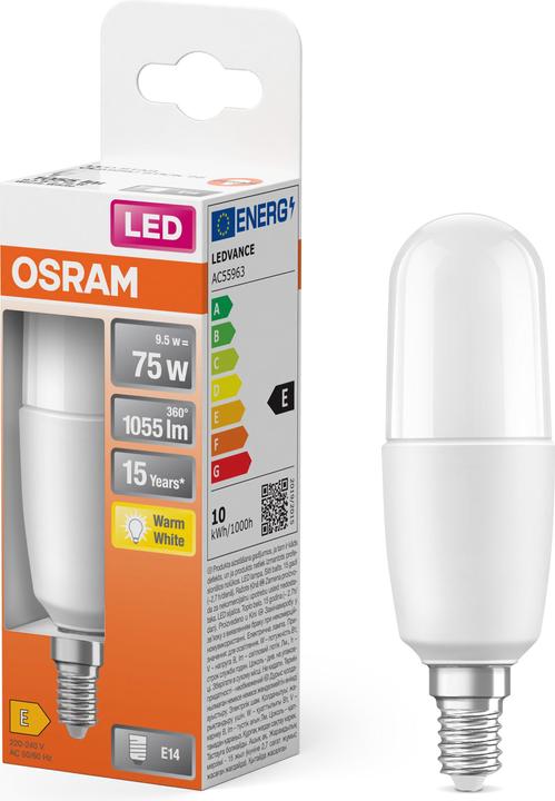 Produktbild Osram Led Star Stick (E14, 9 W, 1050 lm, 1 x, E)