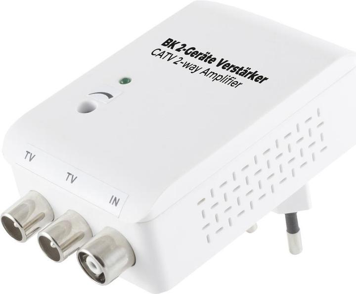 Image du produit Shiverpeaks ®-BASIC-S-amplificateur d'antenne, double, 20 dB, IEC (20 dB, Câble d'antenne)