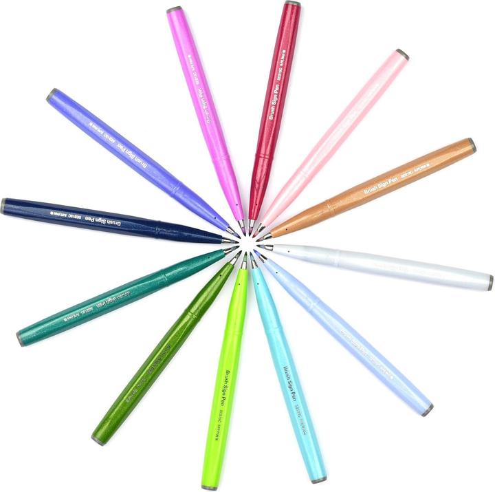 Image du produit Pentel Pinceau Pinceau Pinceau Pinceau Pinceau Pinceau Pinceau Pictogramme (Bleu, 1 x)