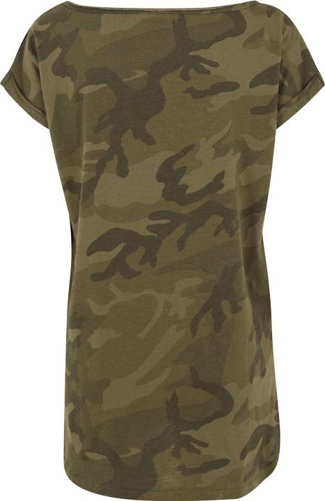 Produktbild Urban Classics Ladies Camo Back Shaped Tee (S)