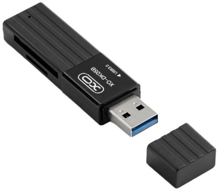 Image du produit xO lecteur de cartes 2 en 1 DK05B USB 3.0 noir (USB 3.0)