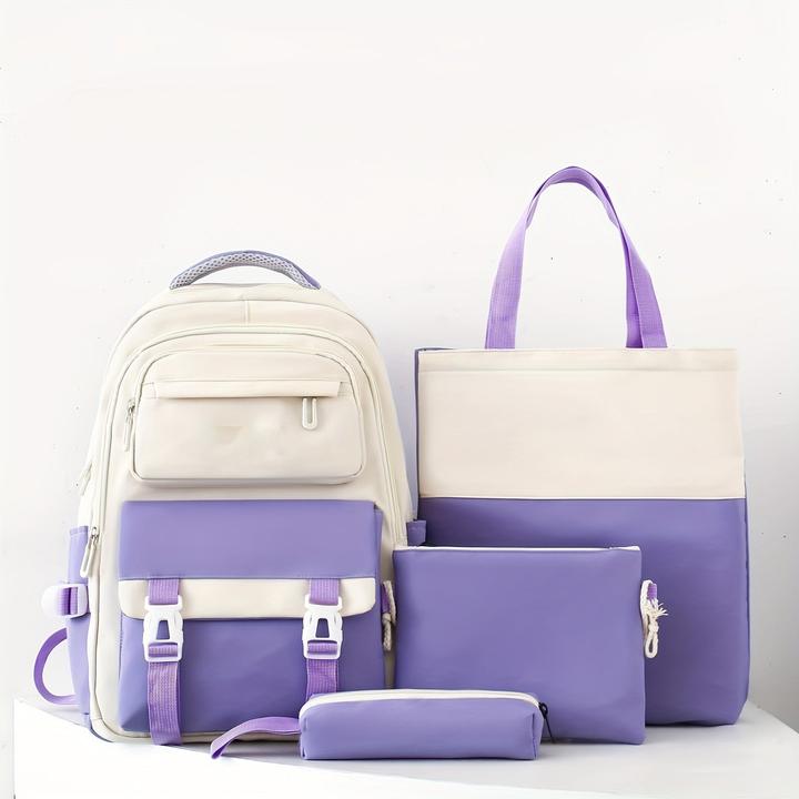 Image du produit Only-Bags.Store Sac à dos tendance, léger, portable, cartable pour étudiants, comprend