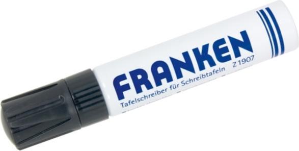 Produktbild Franken Jumbo-Marker nachfüllbar (Schwarz, 12 mm, 4 x)