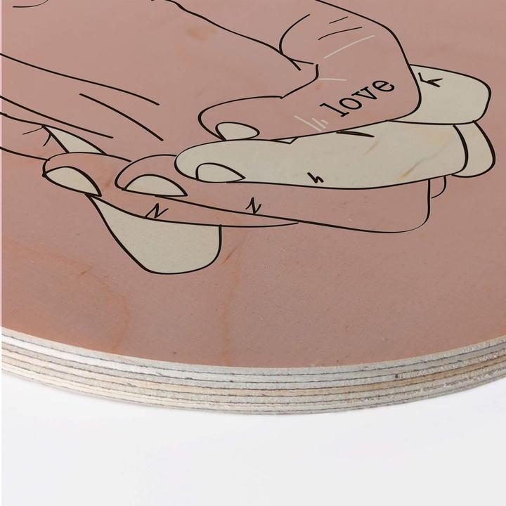 Actual product image Trenddeko Hand in hand (Ø 30 cm)
