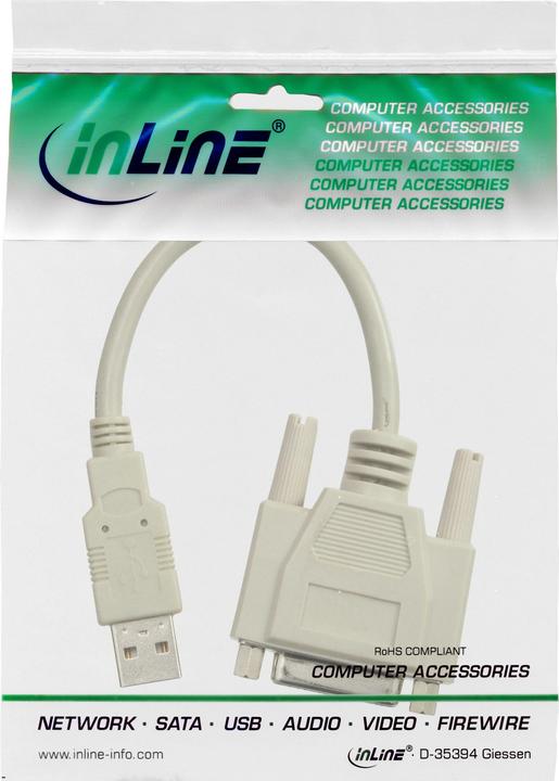Actual product image InLine USB adapter cable