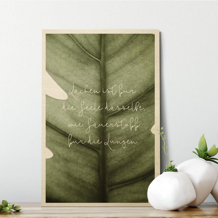 Produktbild Trenddeko Lachen ist für die Seele (30 x 45 cm)