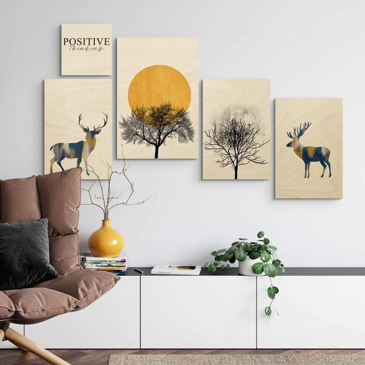 Image du produit Trenddeko Pensée positive (30 x 30 cm)