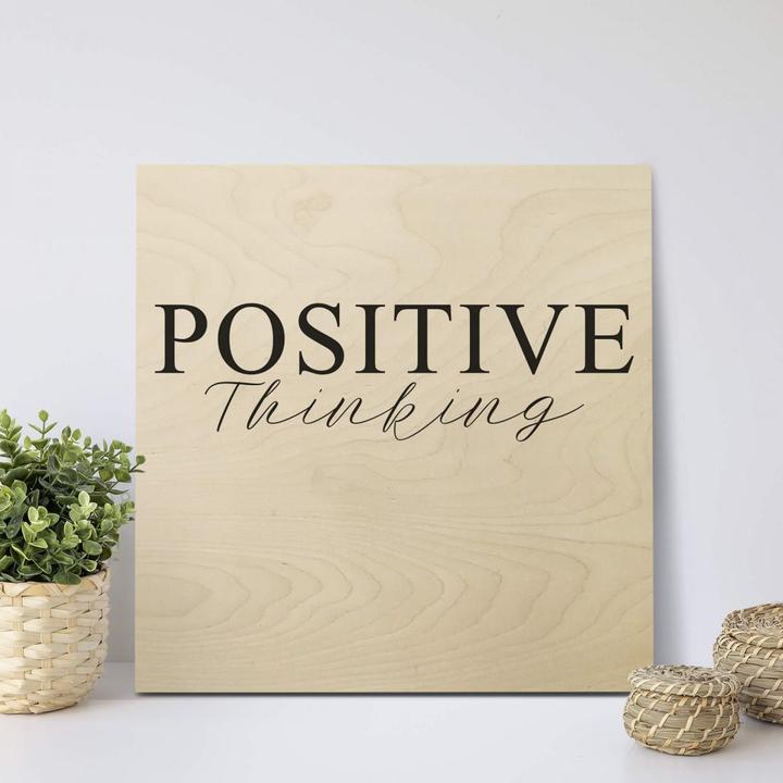 Image du produit Trenddeko Pensée positive (30 x 30 cm)