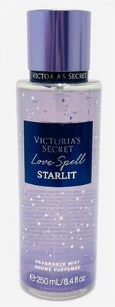 Actual product image Victoria's Secret Love Spell Starlit Fragrance Body Mist Spray 8.4 Oz (Body mist, 250 ml)