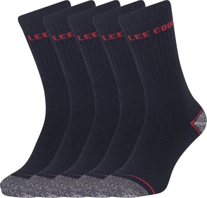 Immagine prodotto Lee Cooper Calzini Logo Uomo Misura Confezione 5 (Confezione da 5 pezzi, 39.5 - 45.5)