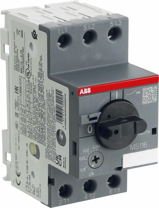 Produktbild ABB Motorschutzschalter MS116 - 0,25