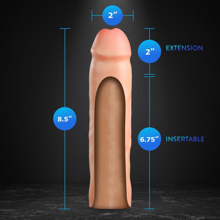 Productafbeelding Blush performance plus 2 inch silicone penis xtender beige