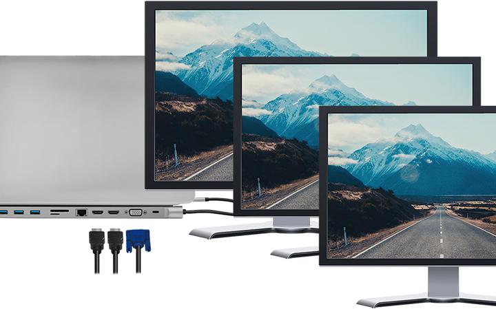 Actual product image LogiLink UA0373 (USB-C, 11 Ports)