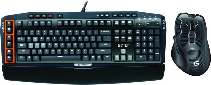 Actual product image Logitech Bundle, G710+ Keyboard + G700s Maus, CH-Layout