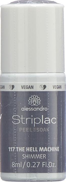 Immagine prodotto Alessandro Striplac Peel o Soak The Hell Machine 8 ml (Grigio, Smalto pelabile)