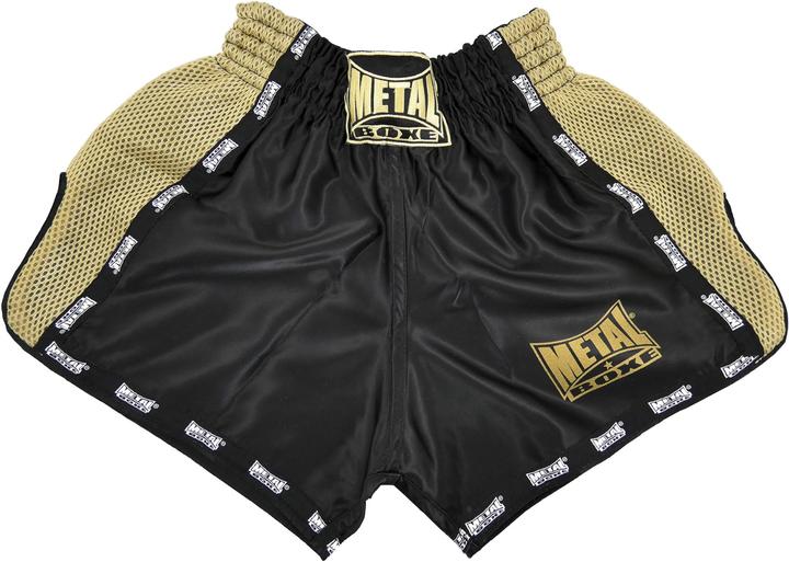 MetalBoxe Short Thai/Kick Extrem Noir Gold